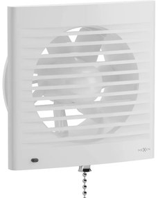 Mexen EXS 150 fürdőszobai ventilátor, zsinórkapcsoló, fehér - W9604-150K-00