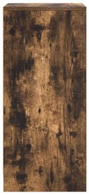 füstös tölgy színű szerelt fa cipőszekrény 29,5x34x76 cm