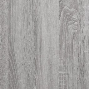 szürke sonoma színű szerelt fa cipősszekrény 80x35x45 cm