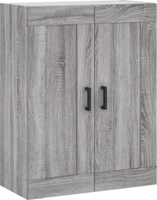 vidaXL szürke sonoma szerelt fa fali szekrény 69,5 x 34 x 90 cm