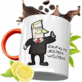 Narancssárga Bögre Ajándék Bácsinak fényképes nyomattal