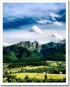 Poszterek keretben 40x50 Tátra Panoráma Tájkép