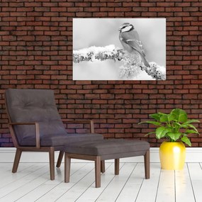 Kép - Egy madár egy ágon (90x60 cm)