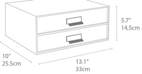 Karton fiókos rendszerező Birger – Bigso Box of Sweden