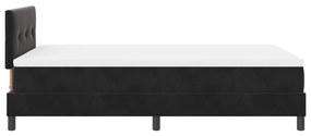 Boxspring Ágy Matrac Sötétben 120x200 cm Bársonyos