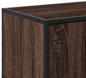 barna tölgy színű szerelt fa TV-szekrény 180 x 35 x 41 cm