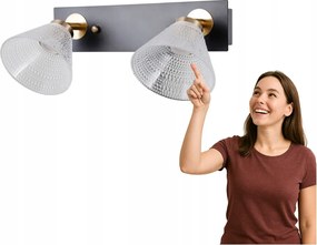 Led spot lámpa 8W Orella WL-34393-2-BK-HBR Italux