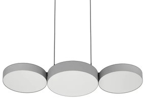 Eglo 900856 - LED RGBW Dimmelhető csillár zsinóron BARBANO-Z 3xLED/7,5W/230V szürke