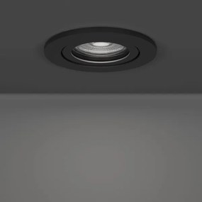 Eglo 902265 - SZETT 3x LED beépíthető mennyezeti spotlámpa BARRANCO LED/4,8W/230V fekete