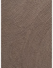 Szürkésbarna kézi szövésű gyapjú kerek szőnyeg ø 200 cm Eleni Taupe – Hanse Home