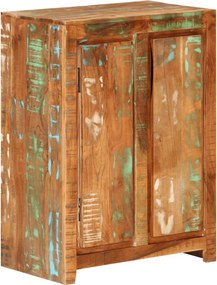 vidaXL tömör újrahasznosított fa tálalószekrény 55 x 33 x 75 cm
