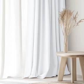 Goldea dekoratív drapéria - fehér 220x150 cm