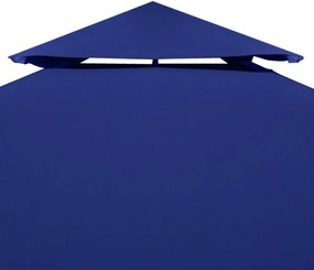 sötétkék csere pavilon ponyvatető 310 g/m² 3 x 3 m