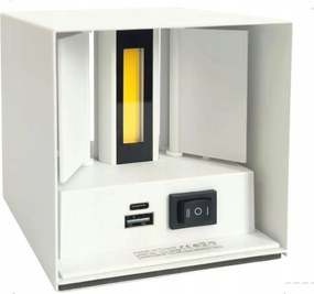 LED-es fali lámpa mozgásérzékelővel fehér 3000K