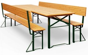 PRAKTIK sörpad készlet háttámlával, 170cm, barna Jurhan