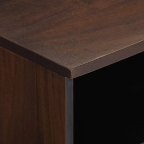barna tömör mangófa TV-szekrény 100 x 34 x 46 cm