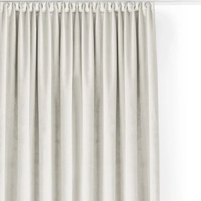 Krémszínű bársony dimout (részleges sötétítő) függöny 200x250 cm Velto – Filumi