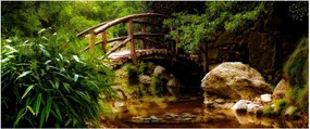 Kép - Híd a folyón (120x50 cm)