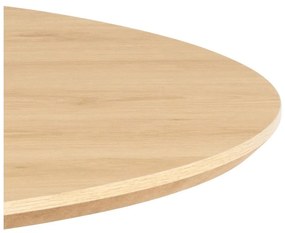 Kerek étkezőasztal tölgyfa dekoros asztallappal ø 120 cm Cadiz – Actona