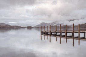 Poszter 91,5x61cm Móló Derwentwaterben, Assaf Frank