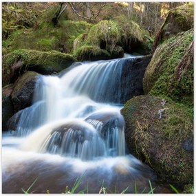 Poszterek 100x100 Hegyi zuhatag