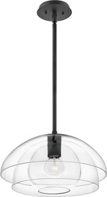 Quintiesse klasszikus függeszték lotus fekete átlátszó elsqn-lotus-p-blk