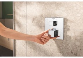GROHE 34879000 - Falba süllyesztett zuhanyrendszer PRECISION CUBE 310 × 310 mm króm