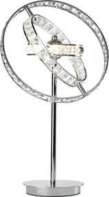 DAR LIGHTING ETE4050 ETERNITY Kristály Asztali lámpa Csiszolt króm G4 IP20