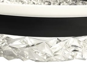 LED dimmelhető csillár zsinóron LED/80W/230V 3000-6500K fekete + távirányítás