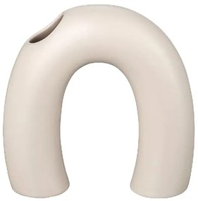 Krémszínű kerámia váza (magasság 12 cm) Kagetsu – Blomus
