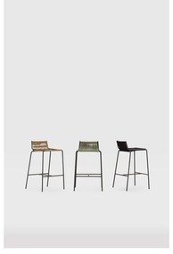 Zöld fém bárszék (ülésmagasság 65 cm) Emily – Marckeric