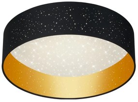 LED Mennyezeti lámpa TULUZA LED/24W/230V á. 40 cm fekete