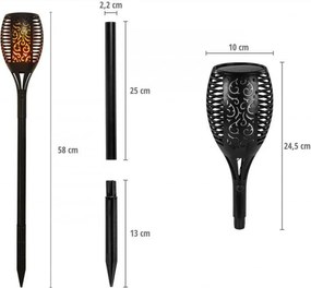 VOLTRONIC® Napelemes világítás 4 db 33 LED