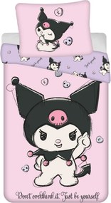 Hello Kitty Kuromi Be Yourself ágyneműhuzat 140×200cm, 70×90 cm