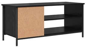TV szekrény Musta tammi 100 x 40 x 45 cm Faanyag
