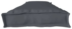 Raklap párna készlet 2 pcs Antracit 180 x 40 x 8 cm
