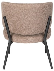 Világosbarna fotel Sanne – White Label