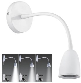 Brilagi Brilagi - LED állítható fényerőjű flexibilis lámpa LED/4W/230V fehér BG0255