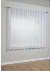 Fehér átlátszó függöny 175x450 cm Voile Uni - Gardinia
