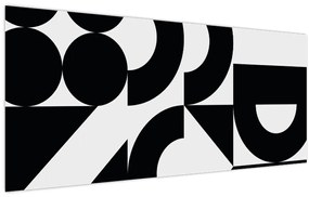 Kép - Geometriai absztrakció N⁰2 (120x50 cm)