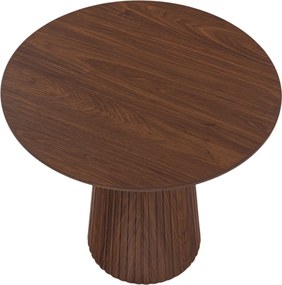 Stellis kerek dohányzóasztal 60 cm - dió