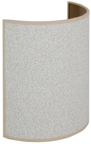 Brilagi - Fali lámpa SEMI 1xE27/15W/230V átm. 20 cm világos szürke