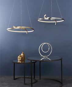 ENDON 90323 RAFE Modern Led Függesztett Lámpa Fehér, Arany LED IP20