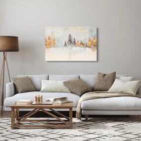 Kép - Akvarell erdő (90x60 cm)