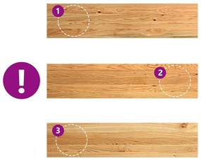 ablakpárkányok 2 db világosbarna 110x30x2 cm tömör fa tölgyfa