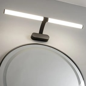 Brilagi - TUBEO LED fürdőszobai tükörvilágítás 8W/230V 60 cm IP44 fekete