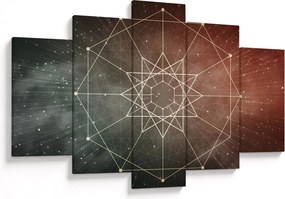 Kép - Kozmikus dodekagram (150x105 cm)
