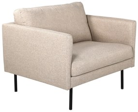 Fotel Dallas F101Világosbarna, 80x95x84cm, Kárpit, Lábak: Fém