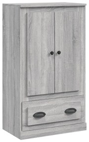 szürke sonoma szerelt fa magasszekrény 60x35,5x103,5 cm