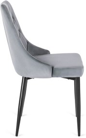 Szürke Bársony Étkezőszék CORK